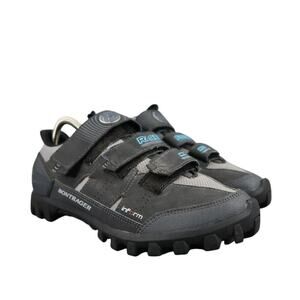 Bontrager Shoes Women 9.5 Cycling Race MTB Inform 3 Strap eSoles Spinning Grey